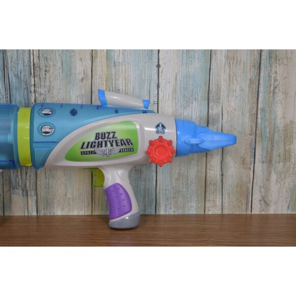 Disney Store Buzz Lightyear Blaster Toy Story Gun Lights & Sounds Works 2011 - Picture 4 of 14